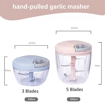 Newest Manual Garlic Chopper Meat Grinder Vegetables