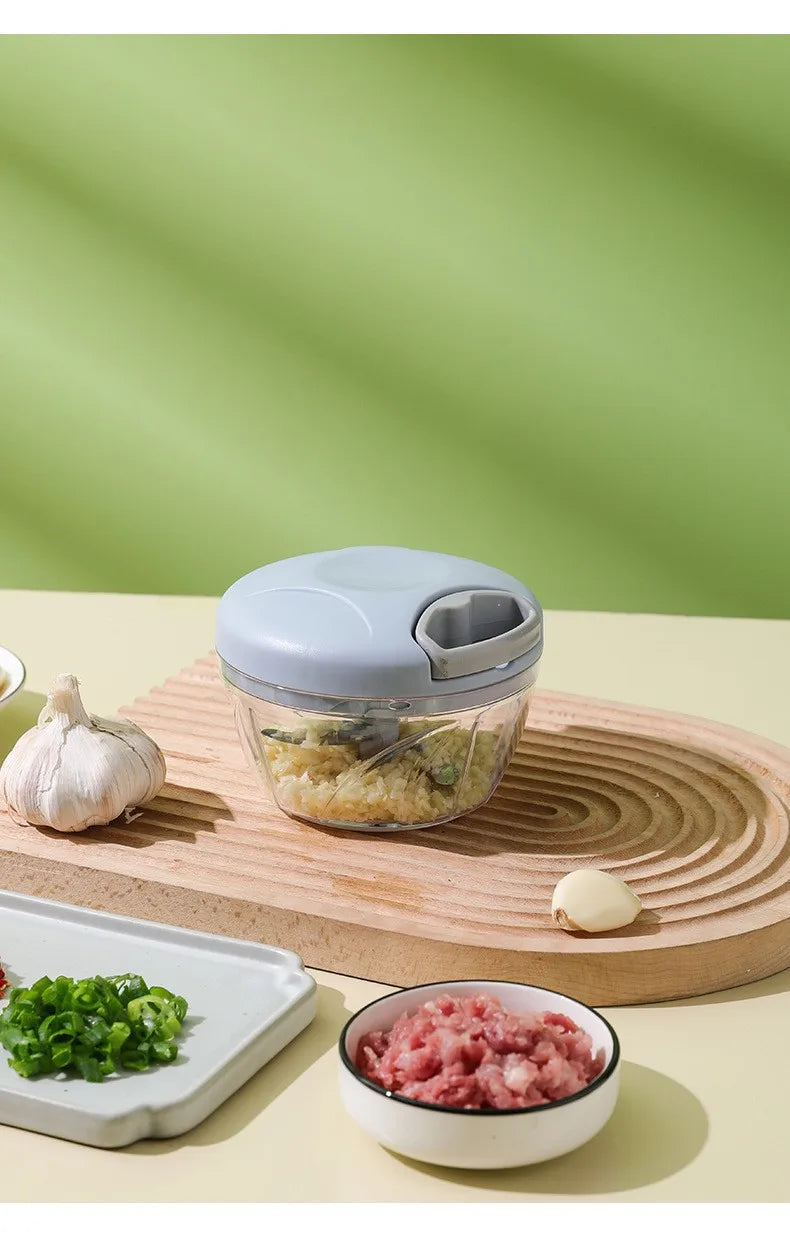 Newest Manual Garlic Chopper Meat Grinder Vegetables