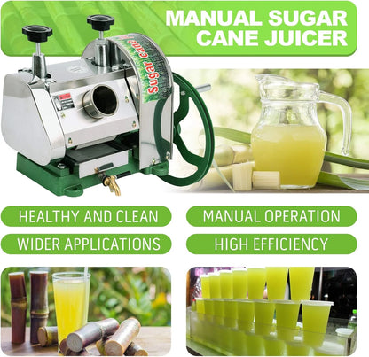 Manual Sugar Cane Juicer Machine Stainless