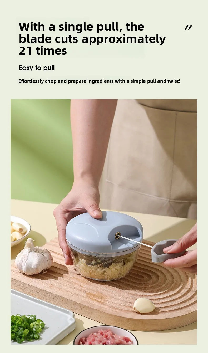 Newest Manual Garlic Chopper Meat Grinder Vegetables
