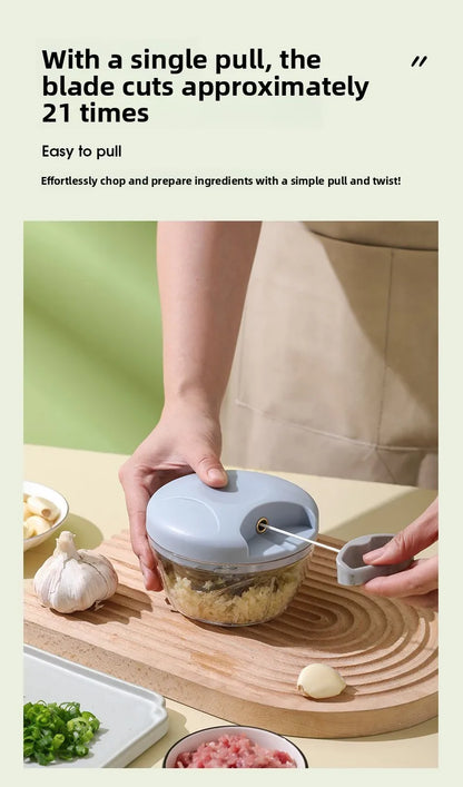 Newest Manual Garlic Chopper Meat Grinder Vegetables