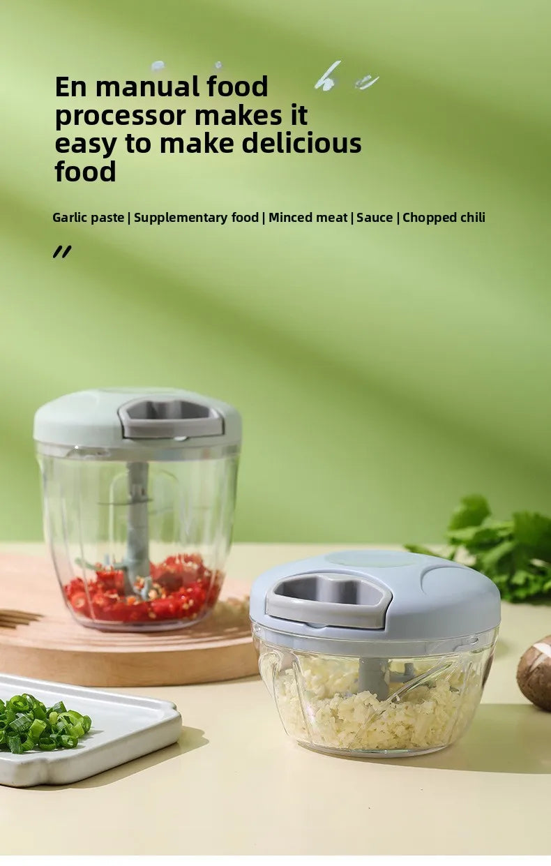Newest Manual Garlic Chopper Meat Grinder Vegetables