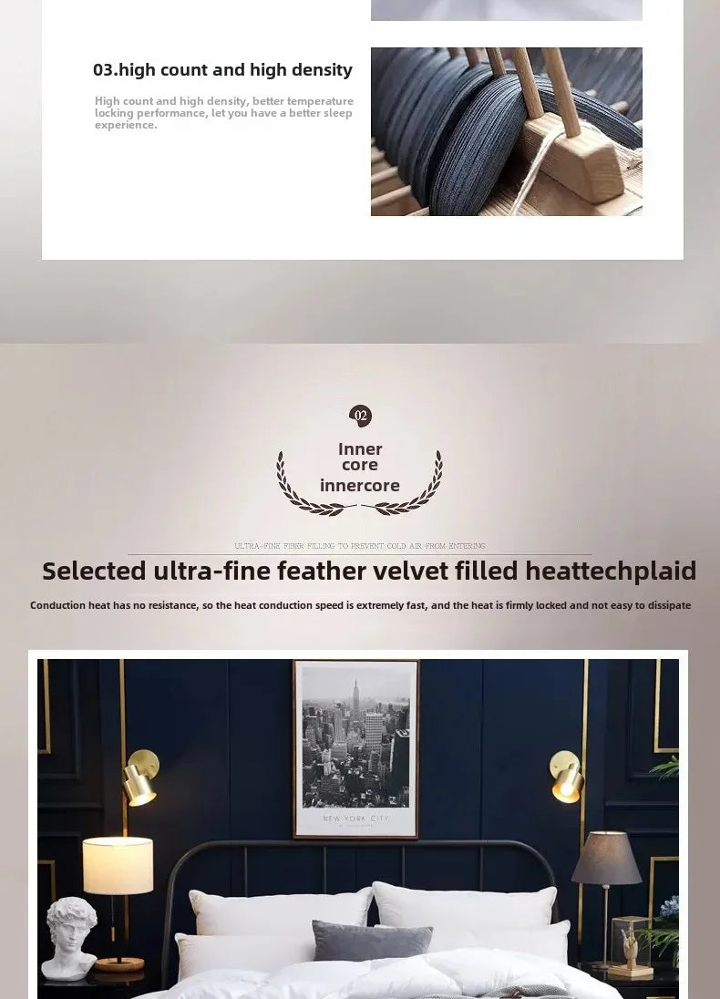 Winter Quilted Quilts Blanket 95%