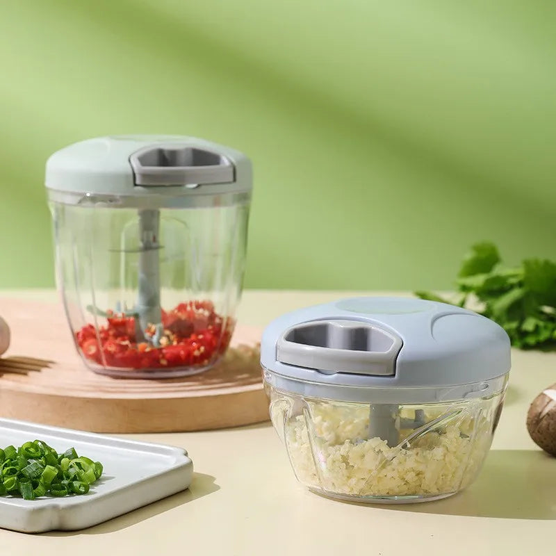 Newest Manual Garlic Chopper Meat Grinder Vegetables